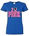 Shop4Ever I Love Pink Women's T-Shirt Breast Cancer Shirts