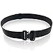 AsherKeep Utility Belt Riggers Belt – Gun Belts for Concealed Carry – Quick Release Gun Belt – Black Tactical Belt Duty Belt Gun Belt for Men Inner Battle Belt Police Belt CCW Belt for Men EDC Belt