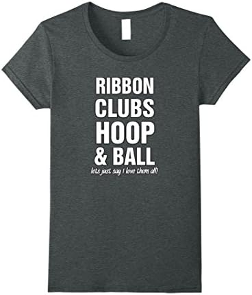 Womens Rhythmic Gymnastics Love T-Shirt XL Dark Heather