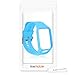 kwmobile Watch Band Compatible with Tomtom Adventurer/Runner 3/Spark 3/Golfer 2 - Watch Band Replacement Silicone Strap - Light Blue