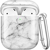 Maxjoy for AirPods Case Cover, Marble White Air Pod