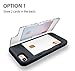 TORU CX PRO Compatible with iPhone SE 2020/iPhone 8/iPhone 7 Case - Protective Dual Layer Wallet with Hidden Card Holder + ID Card Slot Hard Cover & Mirror - Dreamcatcher