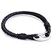 Jstyle Jewelry Braided Leather Bracelets for Men Rope Bracelets, 8 Inch