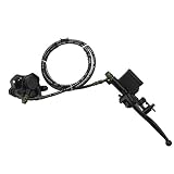 GOOFIT Rear Disc Brake Master Cylinder Hydraulic Caliper Assembly for Chinese 50cc 70cc 90cc 110cc 125cc 200cc 250cc ATV Quad