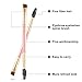 Duo Eyebrow Brush,Eyebrow Brush, Professional Makeup Tool, 1PC Spoolie and Angled Eye Brow Brush Apply for Brow Powders Waxes Gels and Blends (Pink)