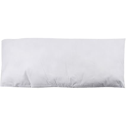 Stuffed Pillow Size 80x40 Cm White 400 G Polyester Stuffing