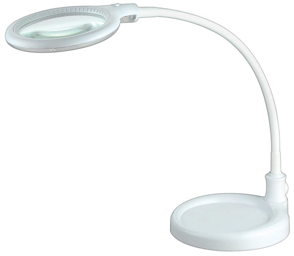 PRO ELEC PELL0054 4" 2-in-1 LED Desk Magnifier Lamp