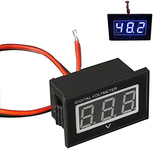 48V Golf Cart Digital Volt Meter Battery Gauge Club Car EZGO Yamaha 48 Volt BLUE