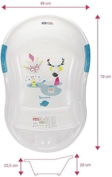 Badabulle Baignoire Blanche Bebe Ergo Ludique Amazon Fr Bebes Puericulture