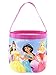Disney Princess Girls Collapsible Nylon Gift Basket Bucket Tote Bag (One Size, Pink)