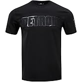 Mens NBA Classic Triple Black Cotton Short Sleeve Tee