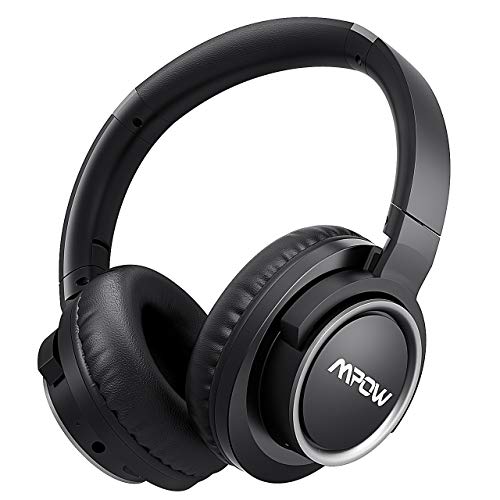 Mpow [2019 Update] Active Noise Cancelling Headphones, ANC Over Ear Bluetooth Headphones Deep Bass w/Mic, Better Noise Cancelling Effect 30 Hours Playtime, Foldable Wireless Headset for Cell Phone/PC
