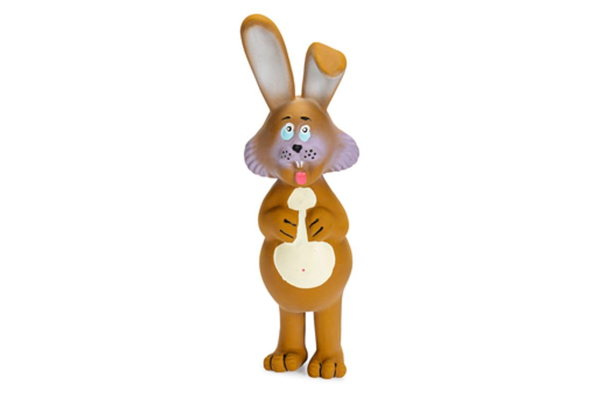 Karlie Latex Rabbit Super Squeeker Toy