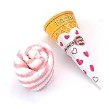 Ceny Double Color Soft Washing Towel Ice Cream Shaped Gift Fantastic