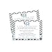 Paper Clever Party Blue Elephant Baby Shower Thank You Postcards (15 Pack) Boys Notecards Only - Eco-friendly – Postal Note with Message from Newborn – Cute Jungle Animal – Printed Size 4x6