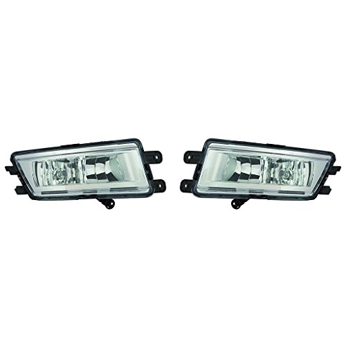 Volkswagen Passat 2012-2015 Foglight Assembly Pair Driver and Passenger Side (CAPA Certified) VW2592121, VW2593121