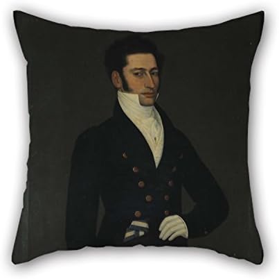 20 X 20 Inches / 50 By 50 Cm Oil Painting Jos? GILde Castro - Retrato De Jos? Ger?nimo Rodr?guez Throw Cushion Covers 2 Sides Ornament And Gift To Gril Friend Monther Girls Teens Bar Seat Floo
