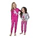 SUPER SOFT UNICORN 2 PIECE PAJAMA SET 100% COTTON+2 FREE GIFTS, Pink / Grey, 6 Years