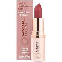口紅 marian Amazon.com : Mineral Fusion Gem Lip Stick, 0.137 oz (Package