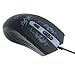 Sankuwen Optical Mouse, Adjustable 2400dpi 7-color Optical Wired Gaming Mice, USB Game Mouse