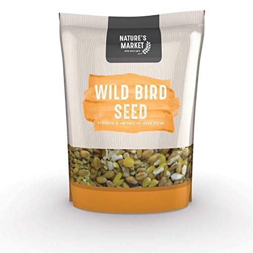 Natures Market King Fisher Wild Bird Seed Bag, 1.8 kg, Transparent