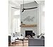 Monte Carlo 3MAVR88BS Maverick Super Max Energy Star 88'' Outdoor Ceiling Fan with Remote Control, 3 Balsa Wood Blades, Brushed Steel