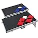 Nova Microdermabrasion 3ft X 2 ft Cornhole Game Set Aluminum Bean Bag Toss Platform Cornhole Boards W/Carrying Case for Tailgate Party Backyard BBQ