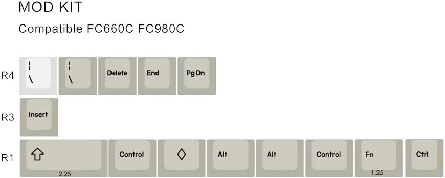 PBT Keycaps, Capacitive Keycaps, Pbt Dye-Sub Keycaps Fc660c Hhkb, Suitable for Topre Switch (13 Auxiliary Kits),8