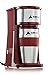 AdirChef Single Serve Mini Travel Coffee Maker & 15 oz. Travel Mug Coffee Tumbler & Reusable Filter for Home, Office, Camping, Portable Small and Compact for Fathers Day (Ruby Red)