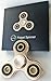 Metal Fidget Spinner (Gold) by Envolve - For focus, calm anxiety, and break nervous habits - Long spins 3-5 minutes (Gift Packaging)
