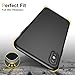 Humixx Ultra Thin iPhone Xs Case / iPhone X Case [Naked Texture] Minimalist PC Phone Cover with Anti-Scratch , Light Fit for Apple X/Xs 5.8 inch Black
