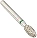 Crosstech Multi-Use Diamond Burs 379/023C (2.3mm head size, 5.0mm head length), Friction Grip Shank, Coarse, EGG (Pack of 5)