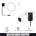 Wired Adapter Compatible with Arlo HD - Power Your Arlo HD Outdoor Camera Continuously - by Wasserstein (Black)