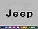 Jeep Wrangler YJ CJ Vinyl Fender Side Decals 1 Pair