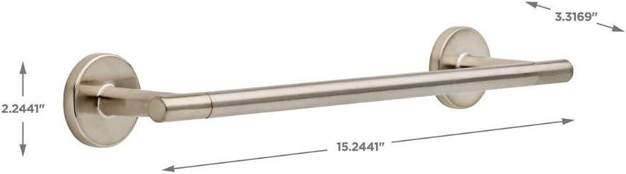 Delta Faucet 75912-SS Trinsic 12-Inch Hand Towel Bar, Brilliance Stainless Steel - - 