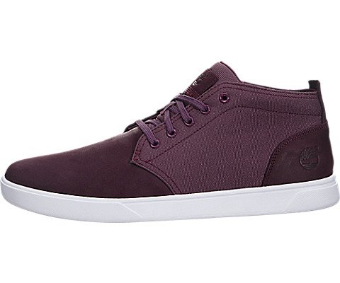 Timberland mens groveton chukka dark red sneaker - 10