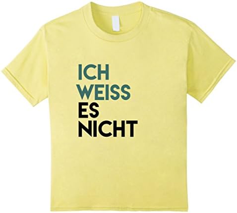 Kids German Language T-shirt 4 Lemon