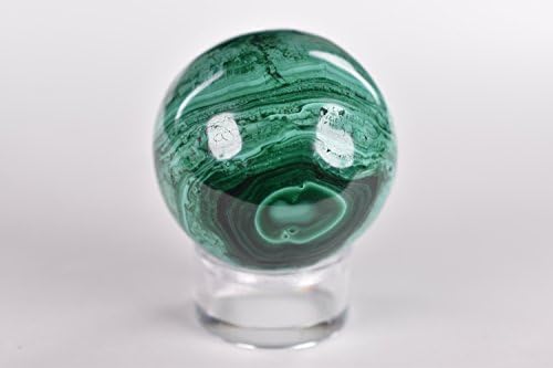 Malachite Sphere Handmade in Africa 3.7 cm 108 grams