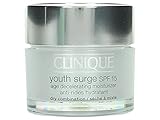 Clinique Youth Surge SPF 15 Age Decelerating Dry Combination Moisturizer for Unisex, 1.7 Ounce