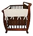 Trend Lab Fleece CribWrap Rail Covers for Crib Sides (Set of 2), Natural, Wide for Crib Rails Measuring up to 18