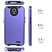ZTE Maven 3 Case Z835, ZTE Overture 3 Case, ZTE ZFIVE 2 LTE Case, ZTE Prestige 2/Prelude Plus 4G LTE Case AMENQ 3 in 1 Heavy Duty Shockproof Protection Rubber Silicone Cover for ZTE Phone (Navy Blue