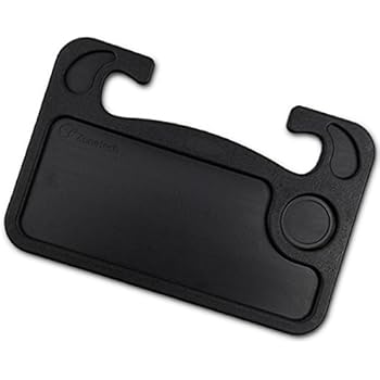 Zone Tech Car Laptop and Food Steering Wheel Tray (Black)