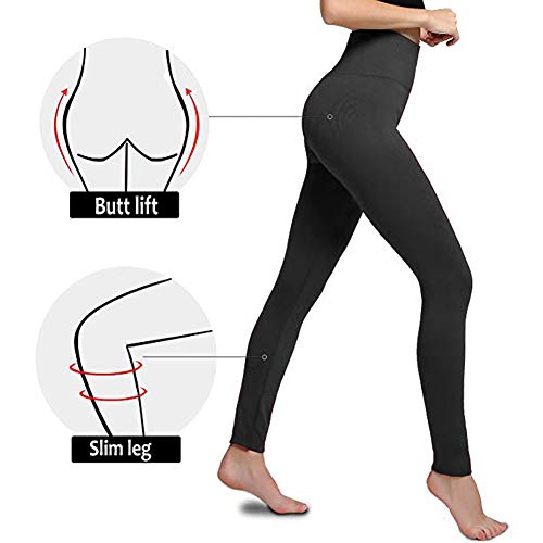 Womens High Waisted Leggings-Super Soft Slim Pants-One/Plus Size 20+ Design
