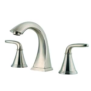 Price Pfister F049PDKK \u0026quot;Two Handle\u0026quot; Widespread Lavatory Faucet, Chrome  Touch On Kitchen Sink 