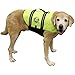 Paws Aboard Dog Life Jacket - Swimming Vest for Dogs, Adjustable, Reflective, Comfortable, Multiple Colors, Patterns, XX-Small to Extra Large Dog Swim Vest with Handle (Neon Yellow, Large)