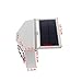 Ivory Solar Powered Dual Fan Car Front Rear Window Air Vent Cool Cooler Fan Windshield Fan