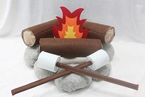 plush campfire set