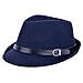 Vbiger Fedora Hats Bowler Hat Gangster Porkpie Derby Hats