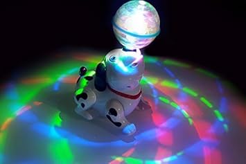 Parteet Dancing Dog with Music Flashing Lights - Multi Color