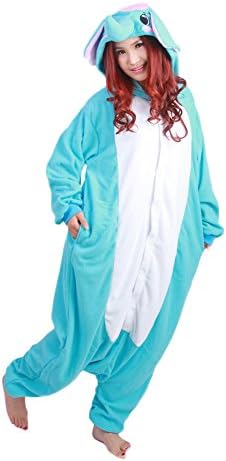 Datangep Unisex Halloween Christmas Cosplay Costume Animal Onesie Pajamas Elephant S